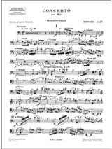 Concerto en RÉ mineur pour Violoncelle - LALO - Partition